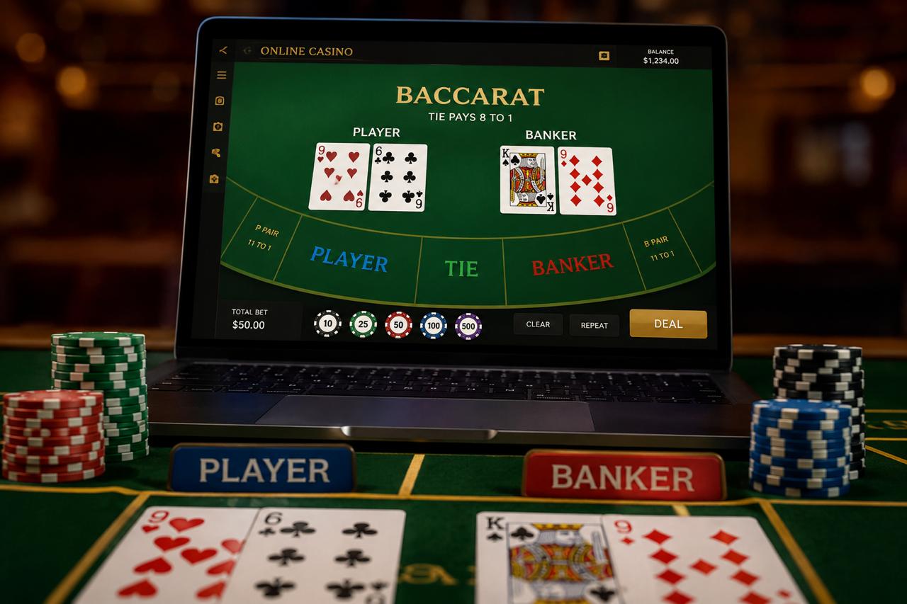 Jouez à nos jeux de cartes Baccarat casino en ligne